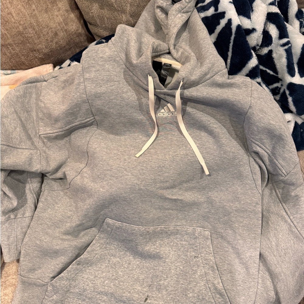 Adidas Heather Gray Sweatshirt